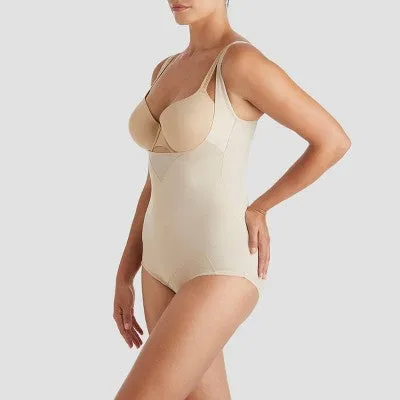 Open Box - SlimShaper by Miracle Brands Women's Tummy Tuck WYOB Bodysuit