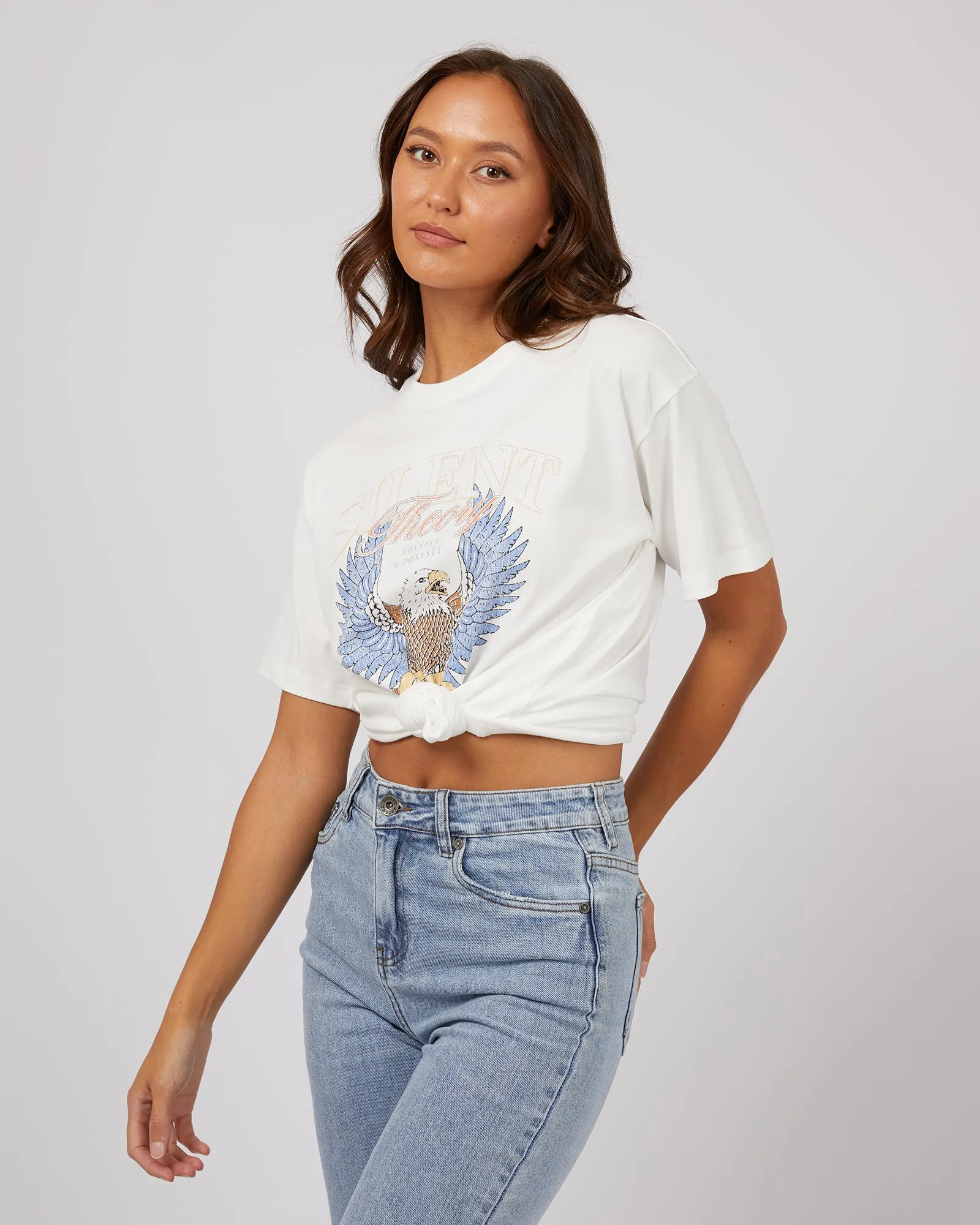 Open Wings Tee Vintage White