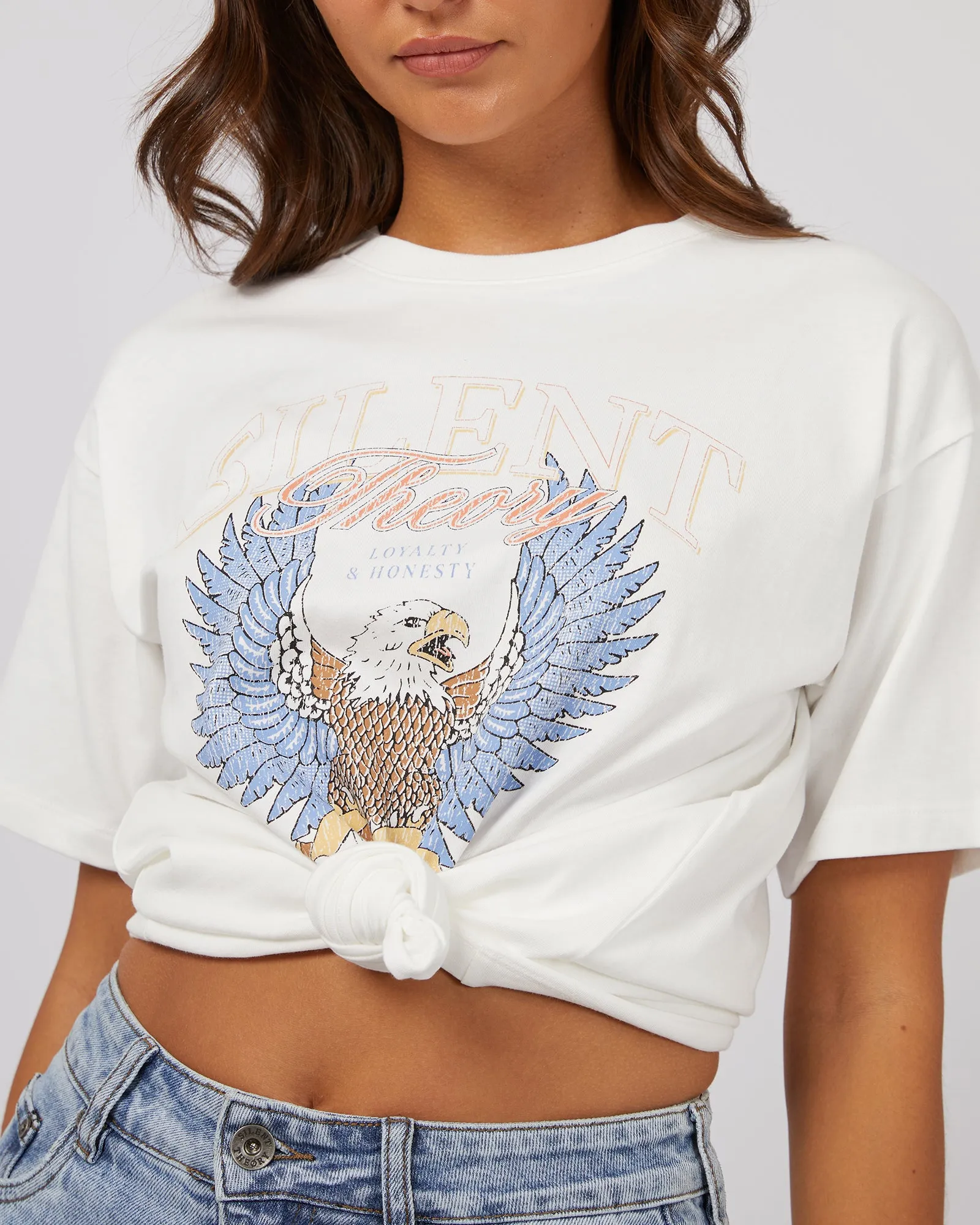 Open Wings Tee Vintage White