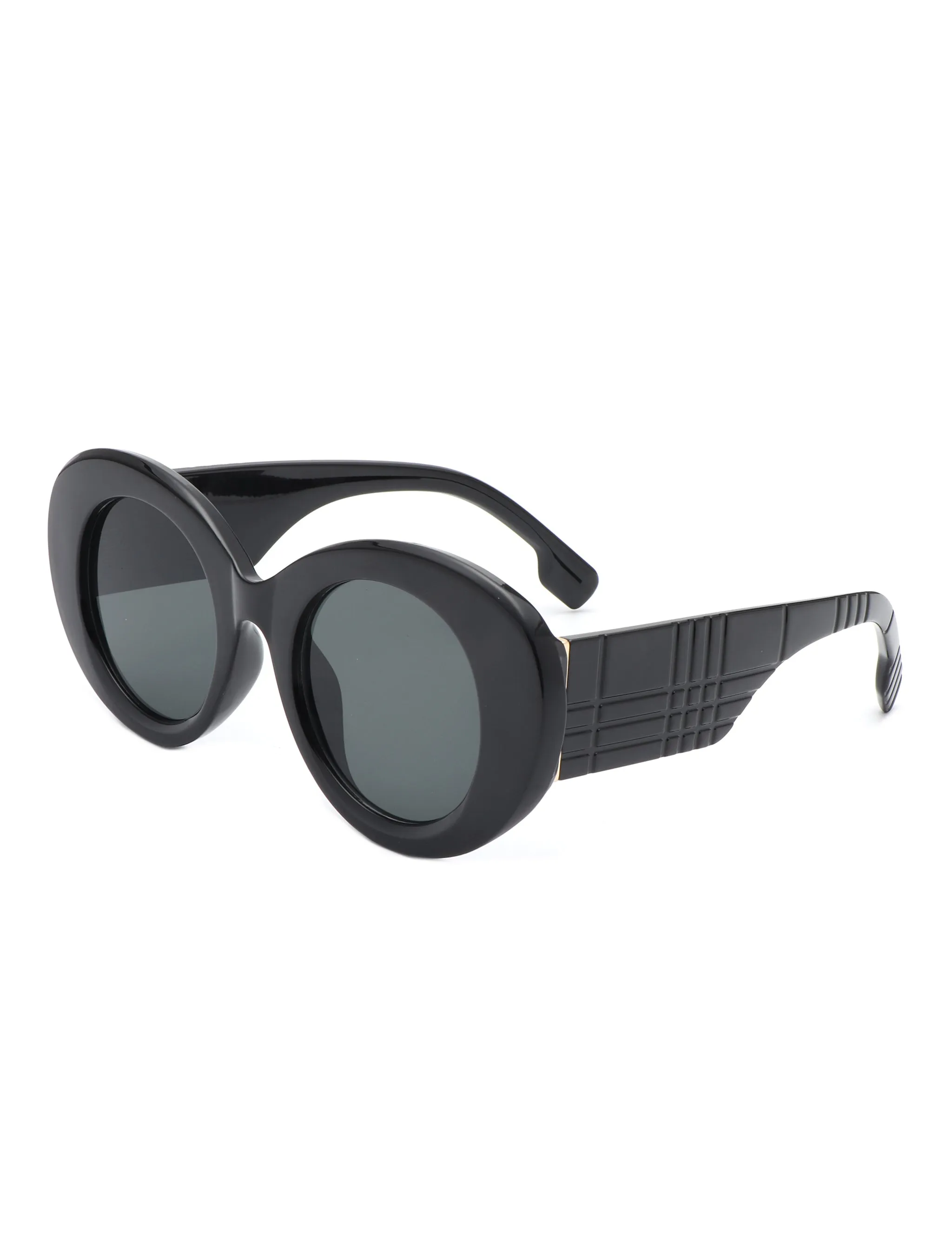 Optic - Round Oval Oversized Women's Fashion Sunglasses