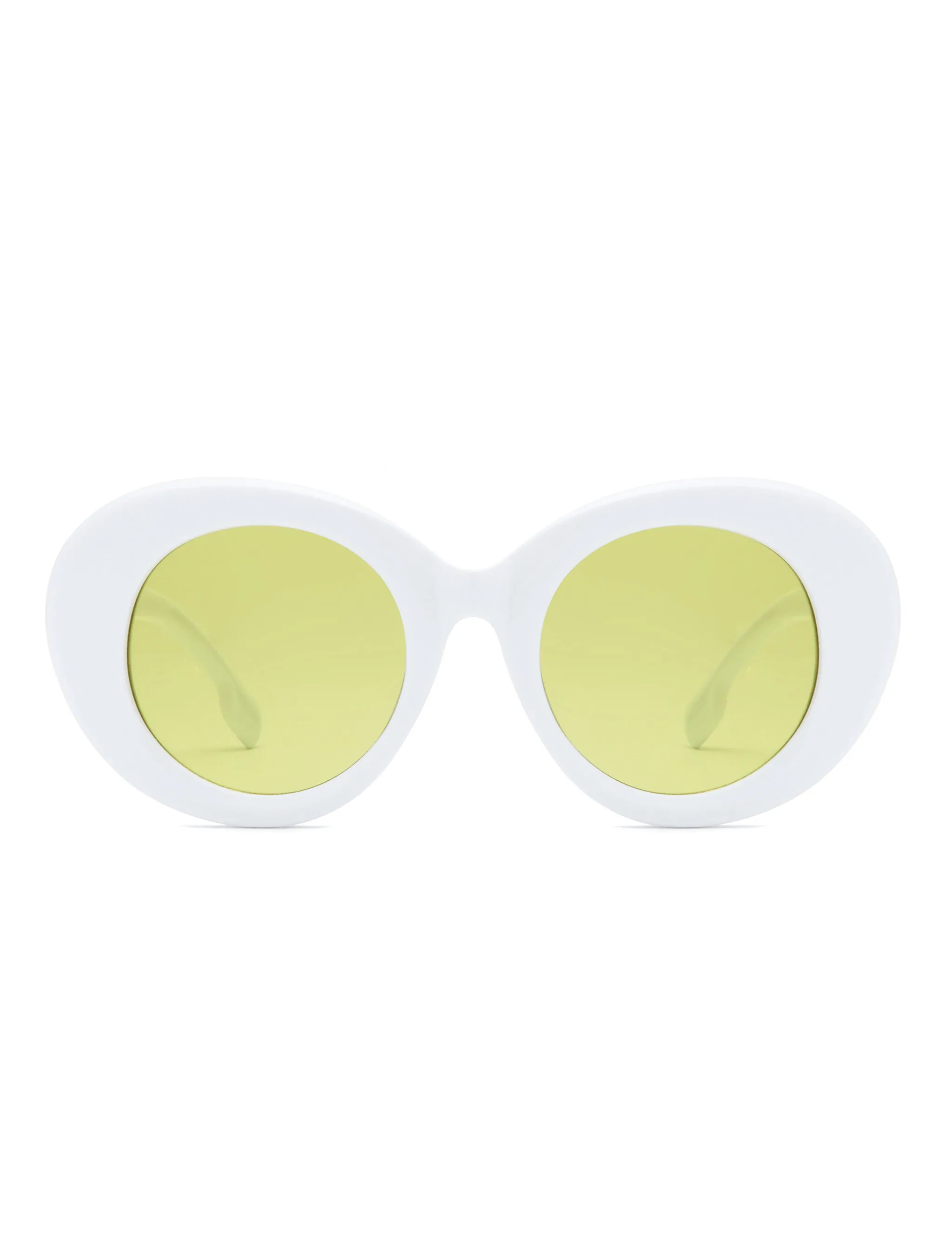 Optic - Round Oval Oversized Women's Fashion Sunglasses