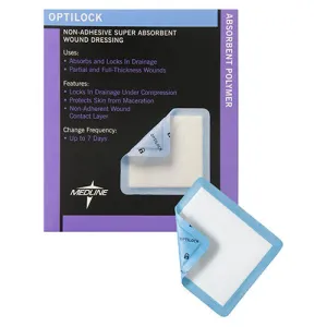 OptiLock Non-Adhesive Dressing, 3" x 3"