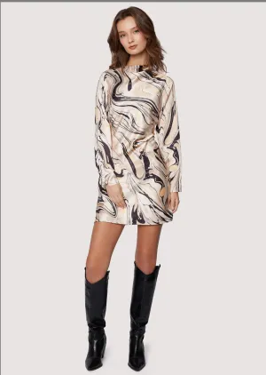 Opulence Long Sleeve Mini Dress