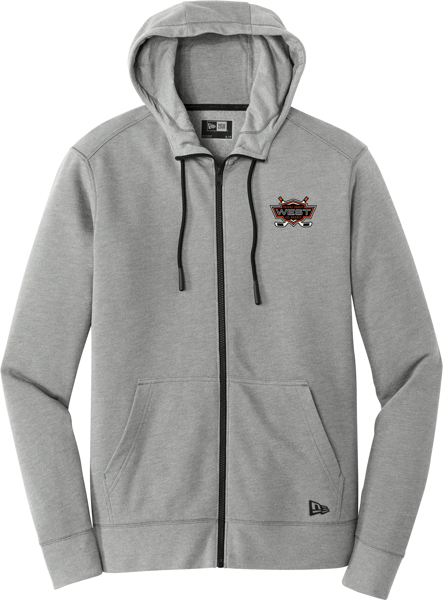 Orange County West New Era Tri-Blend Fleece Full-Zip Hoodie