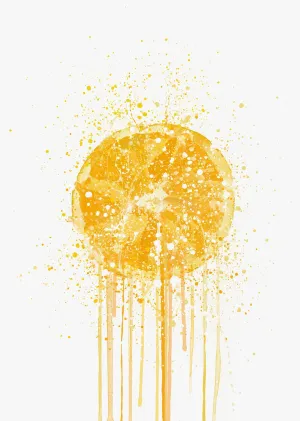 Orange Fruit Wall Art Print