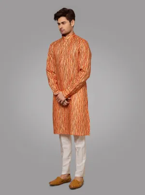 Orange Kurta Pajama | Azania