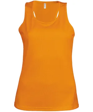 Orange - Ladies' sports vest