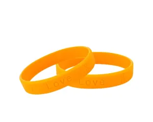 Orange Silicone Bracelets