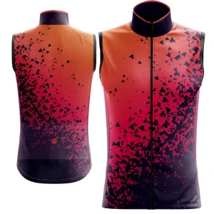 Orange Volcano | Sleeveless Cycling Jersey