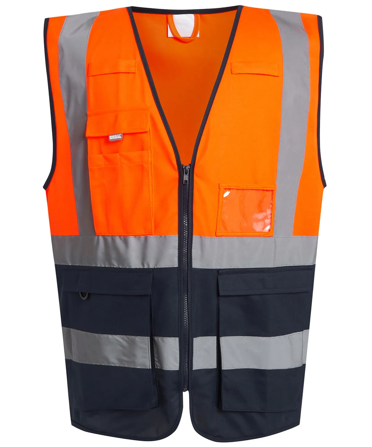 Orange/Navy - Pro hi-vis executive vest