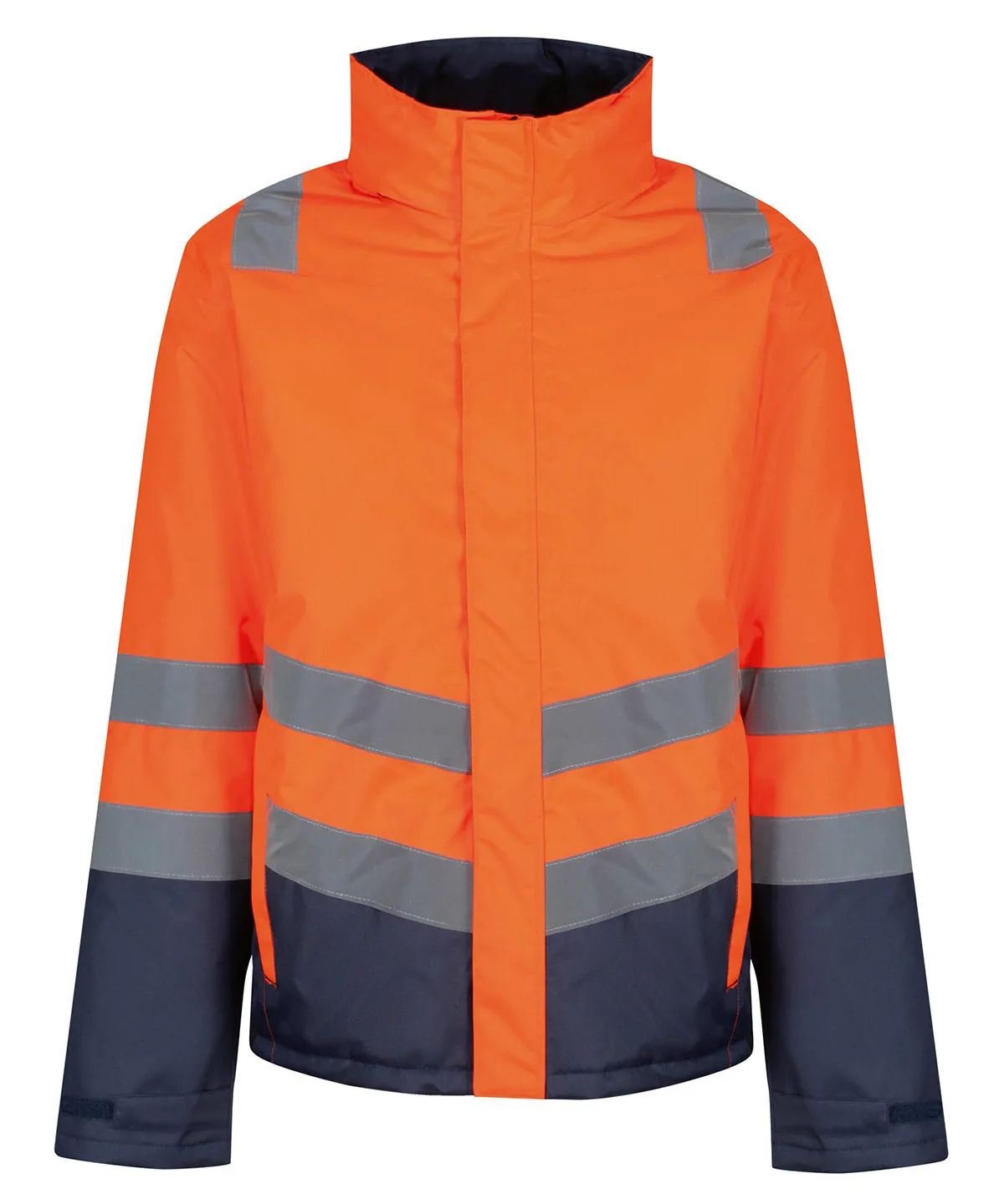 Orange/Navy - Pro hi-vis insulated parka