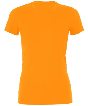 OrangeSorbet - Sheer mini rib crew neck t-shirt