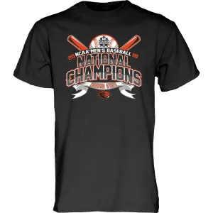 Oregon State Beavers 2018 NCAA College World Series CWS Champions Black T-Shirt