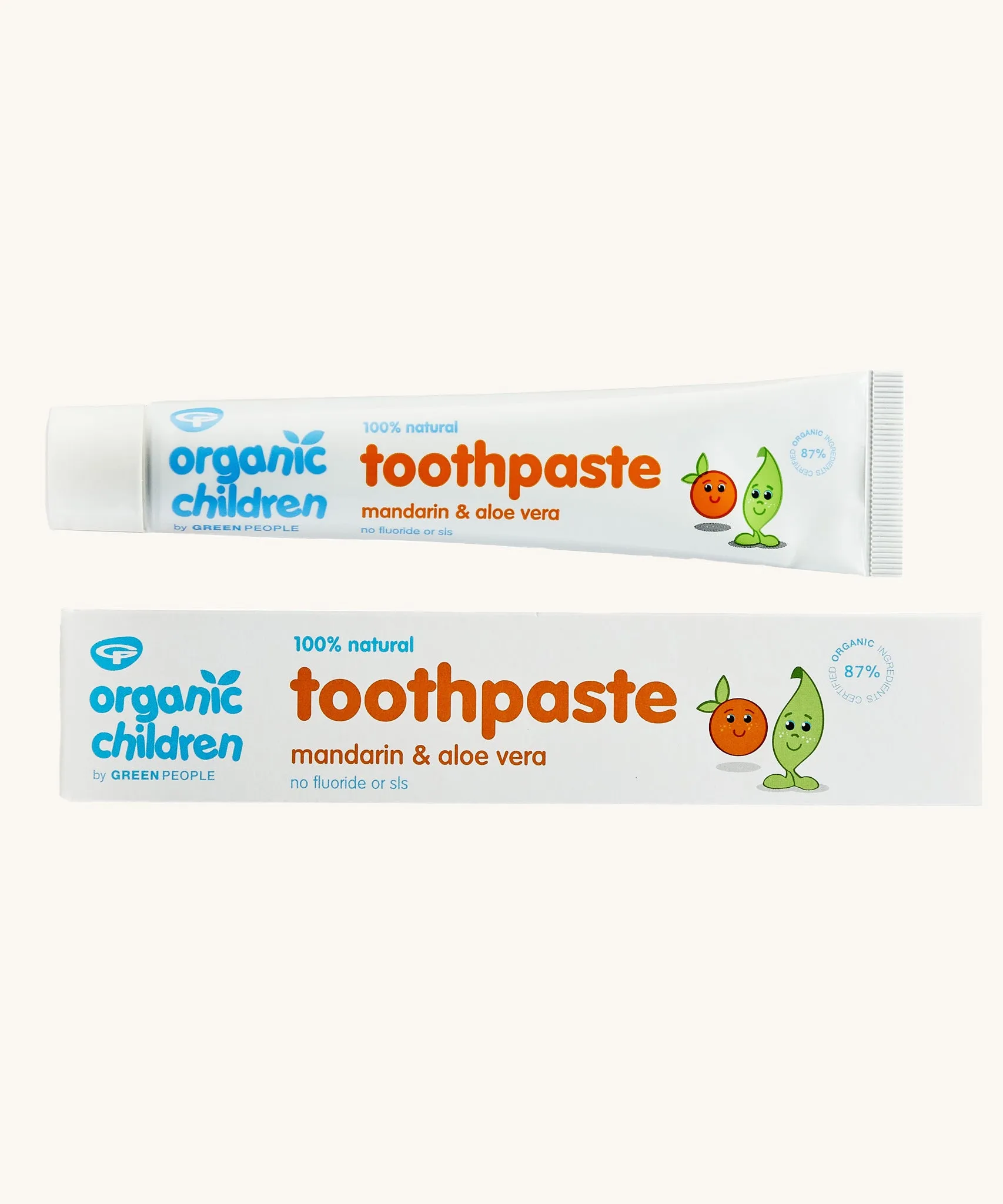 Organic Babies Toothpaste Mandarin & Aloe Vera