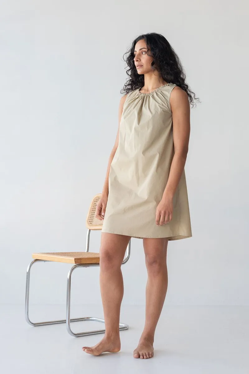 Organic Cotton Drawstring Dress