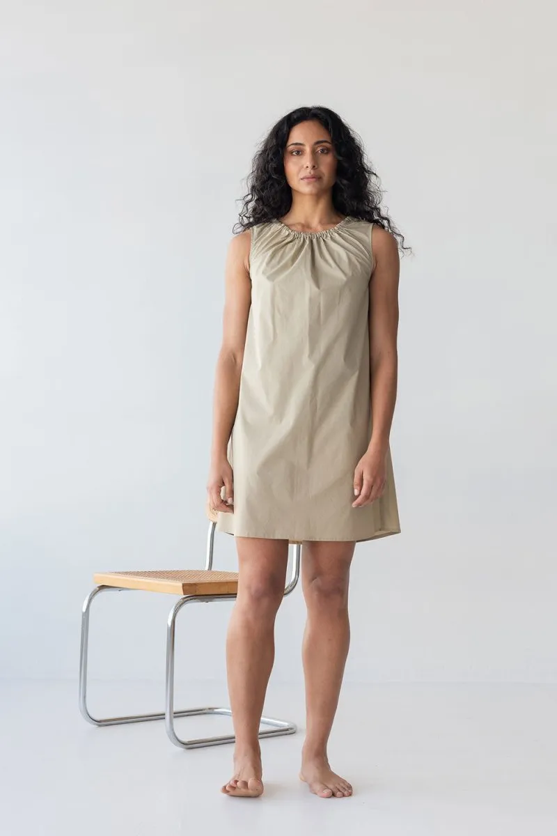 Organic Cotton Drawstring Dress