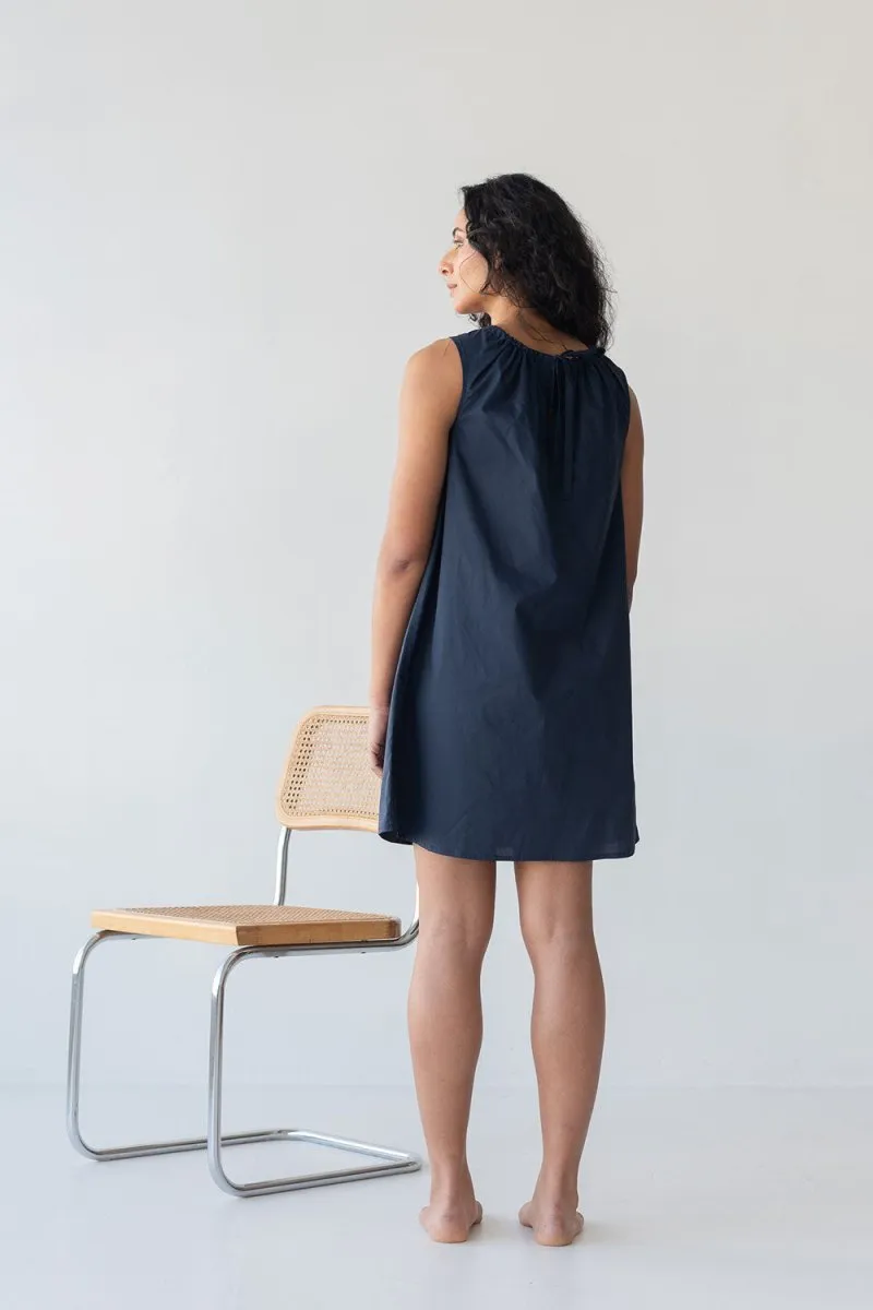 Organic Cotton Drawstring Dress