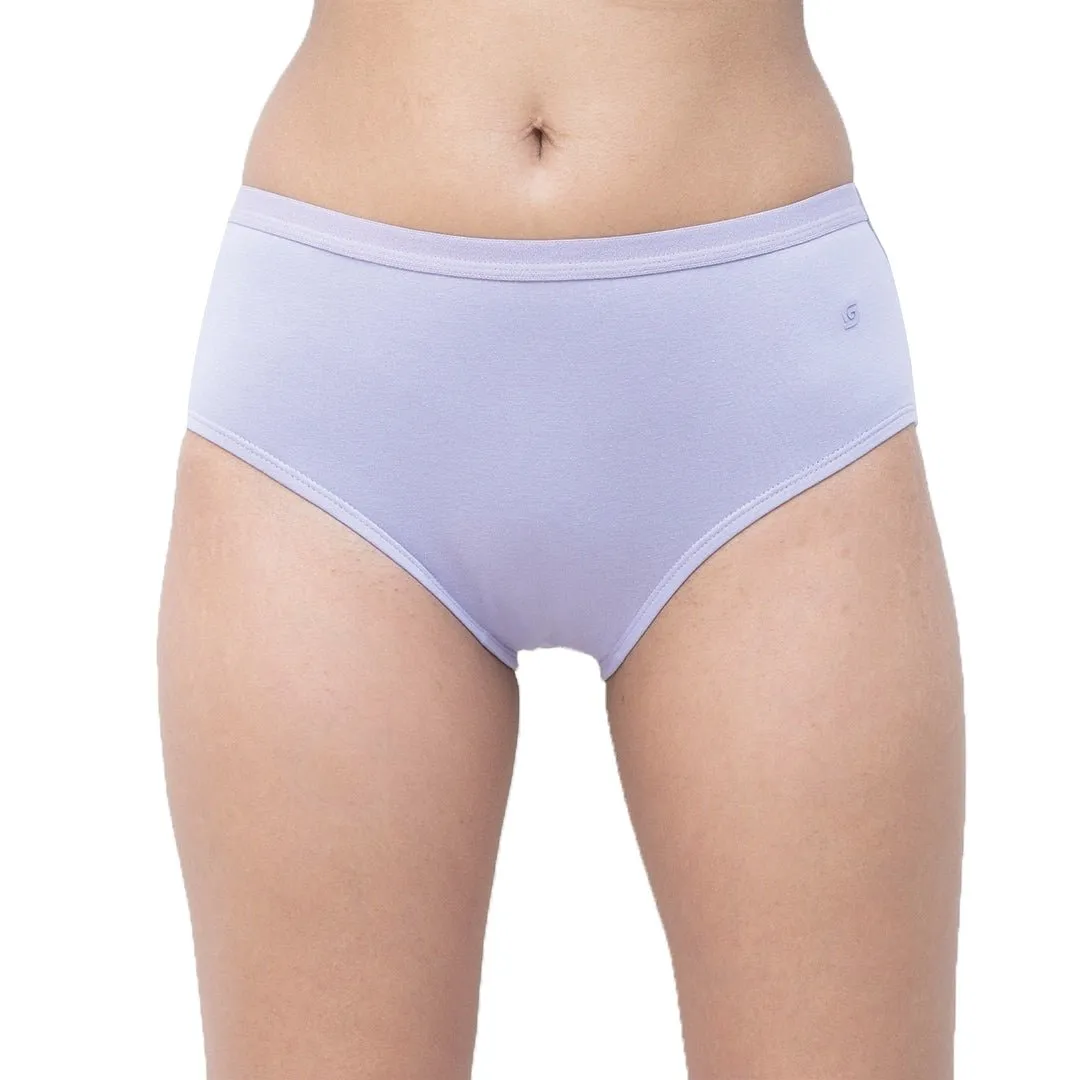 Organic Cotton Full Coverage Everyday Hipster Undies- Set of 2