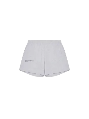 Organic Cotton Pajama Loose Shorts with C-FIBER™—grey marl