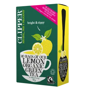 Organic Fairtrade Green with Lemon 20 bags