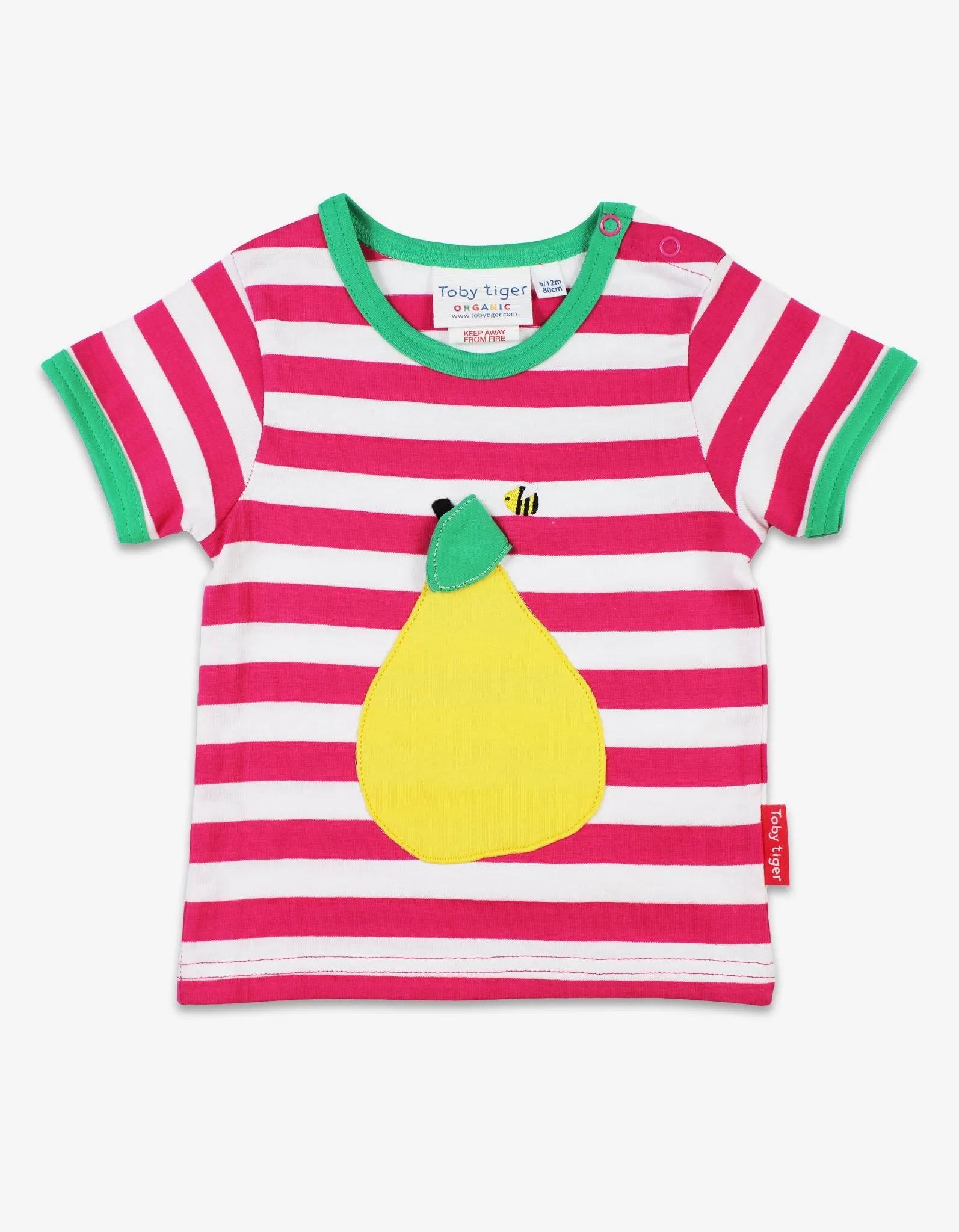 Organic Pear Applique T-Shirt