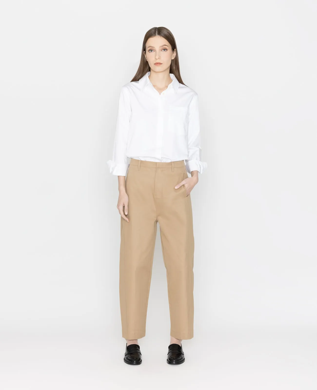 Organic Twisted Seam Tapered Pants