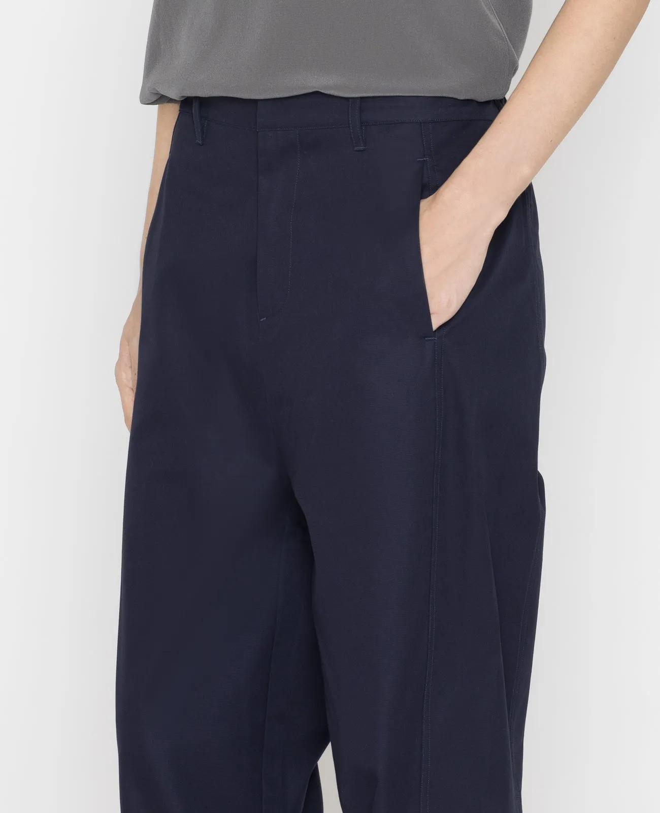 Organic Twisted Seam Tapered Pants