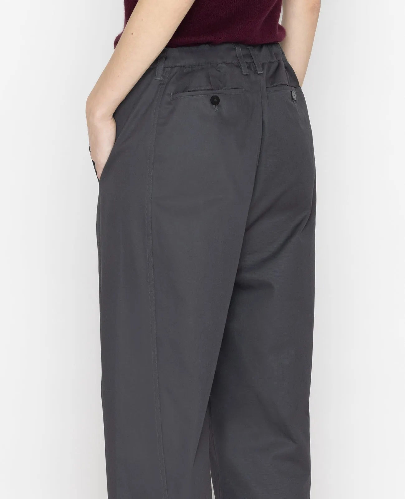 Organic Twisted Seam Tapered Pants