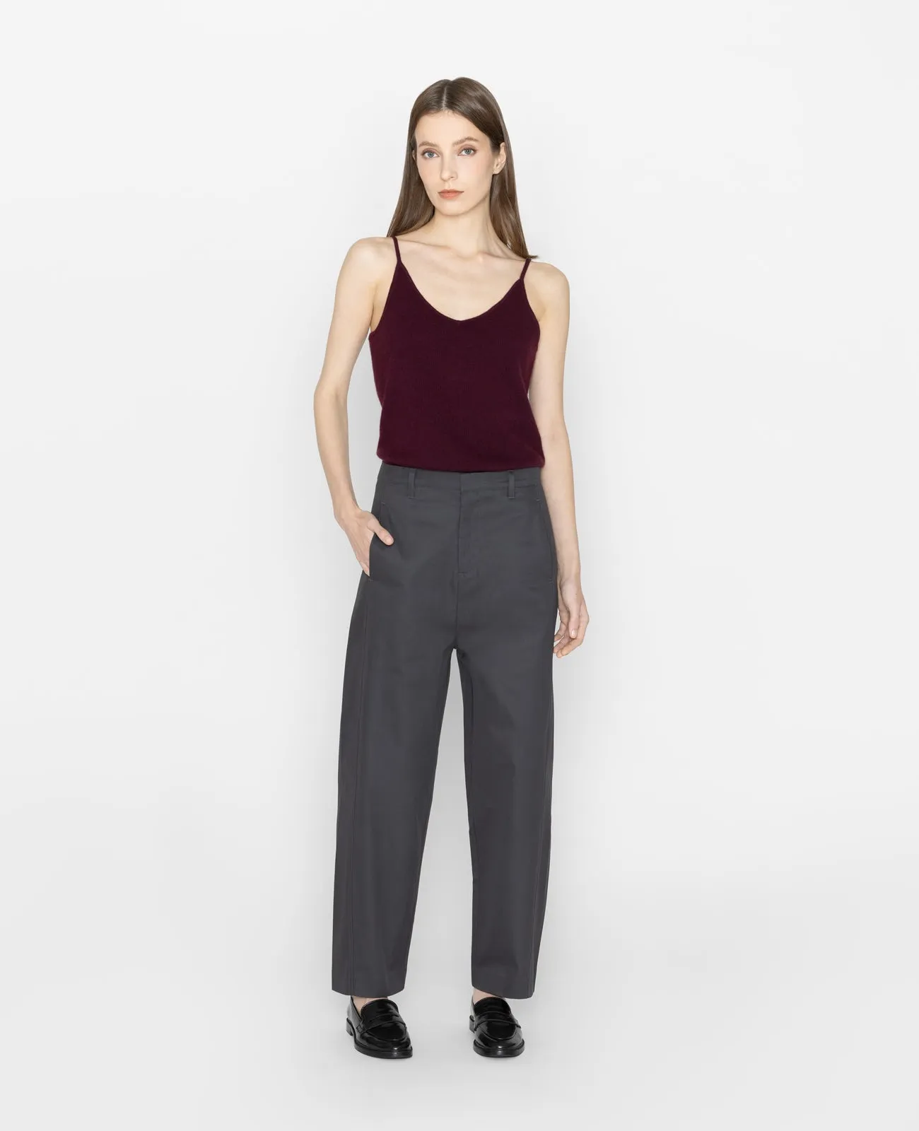 Organic Twisted Seam Tapered Pants