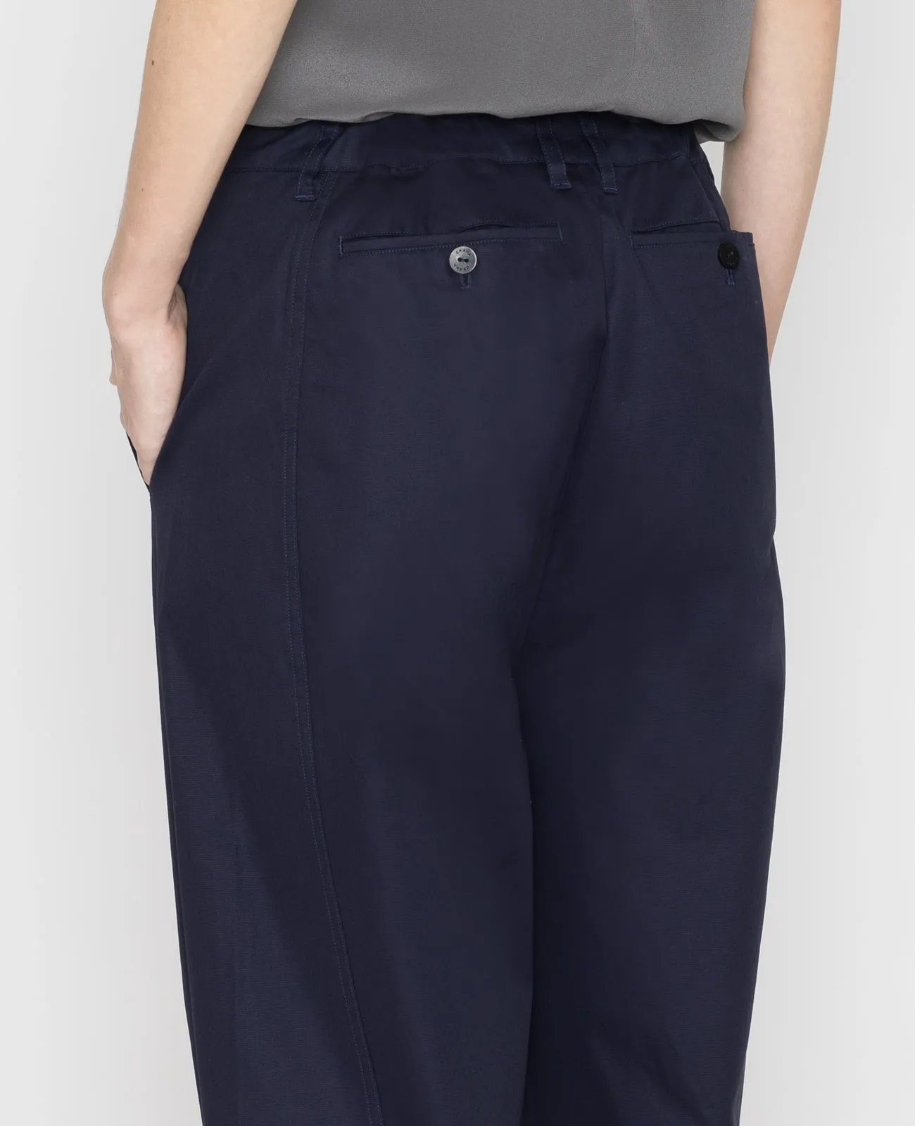 Organic Twisted Seam Tapered Pants