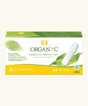 Organyc Cotton Tampons Regular 16 Pack