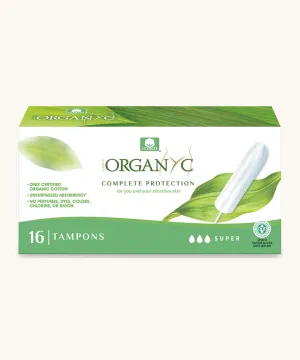 Organyc Cotton Tampons Super 16 Pack