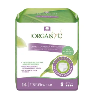 Organyc Protective Underwear - SMALL (14ct)