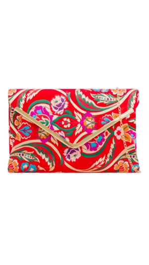 Oriental Clutch-Red