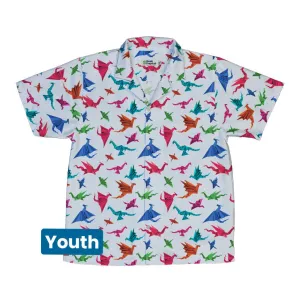 Origami Dragons Light Youth Hawaiian Shirt