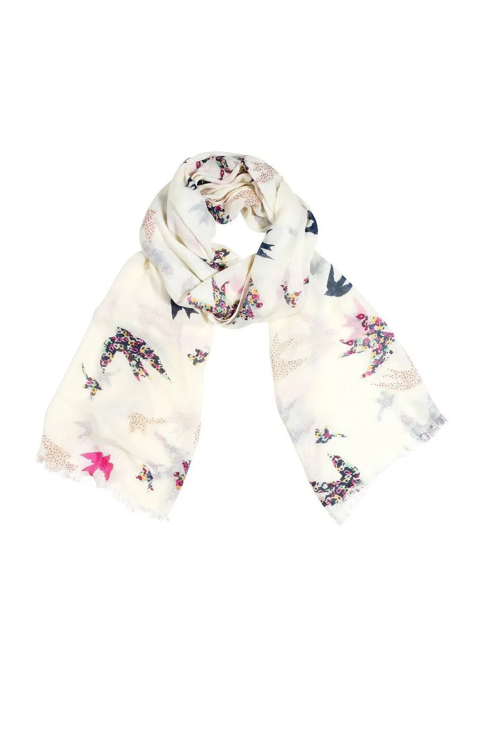 Origami Flying Birds Fashion Scarf