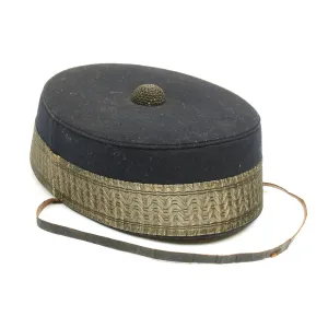 Original British Victorian Era Pillbox Hat by Hobson & Sons of London