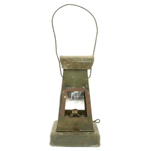 Original German WWI Trench Oil Lantern found in Belgium