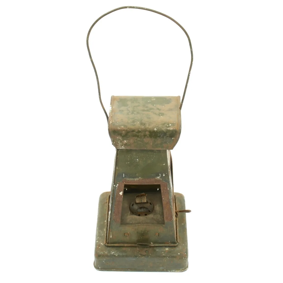 Original German WWI Trench Oil Lantern found in Belgium