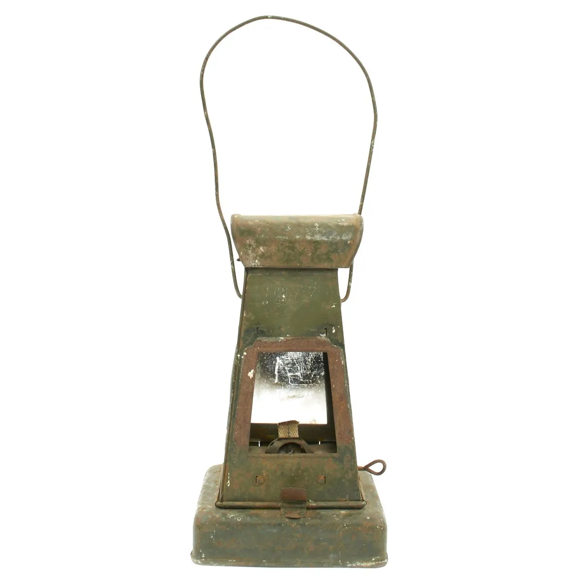 Original German WWI Trench Oil Lantern found in Belgium