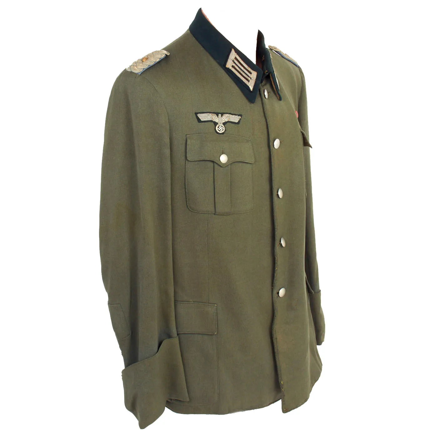 Original German WWII Heer Army Medical Officer M36 Uniform Set - Tunic and Trousers