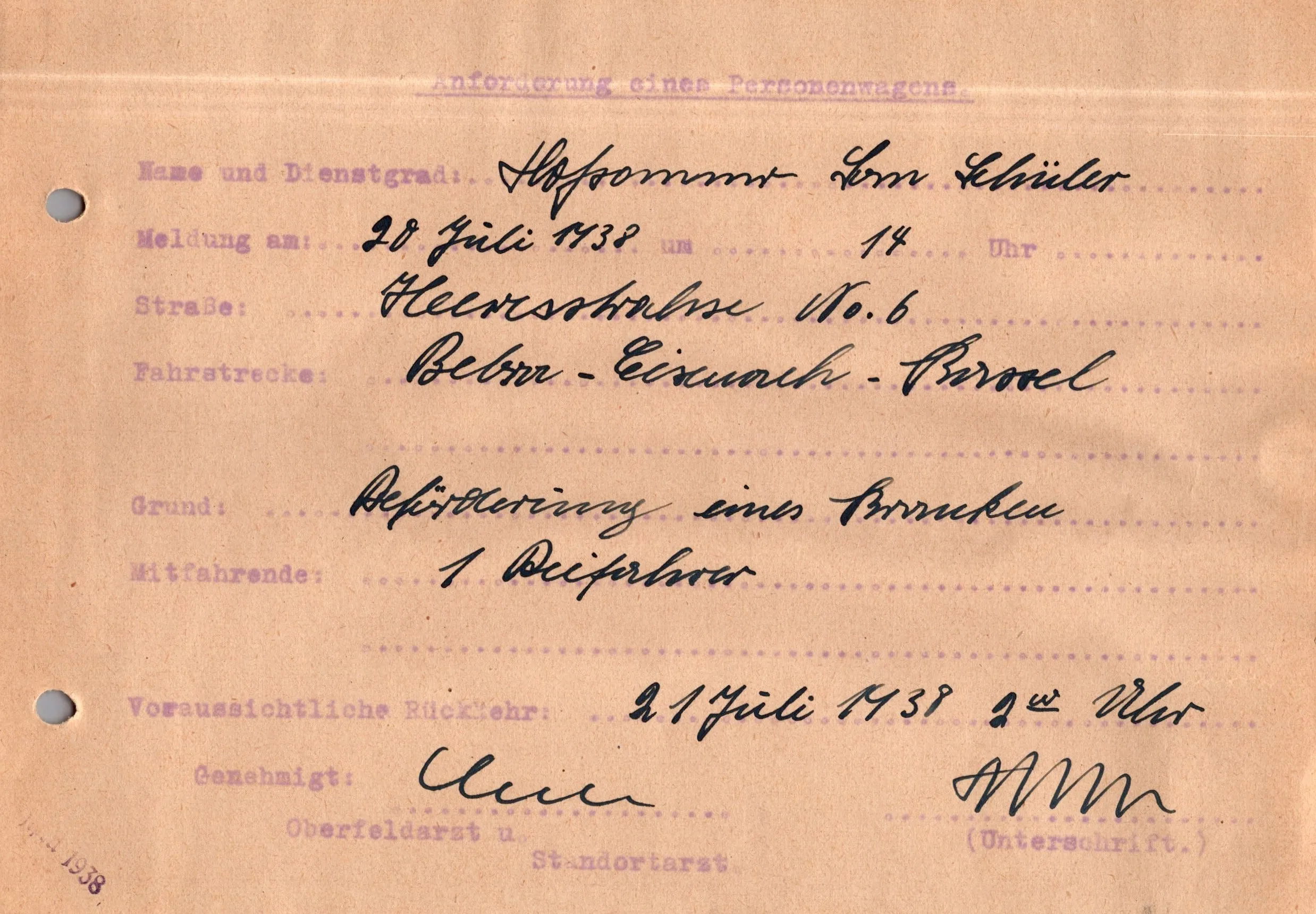 Original German WWII Massive Award & Document Grouping of Sanitäts-Feldwebel Friedrich Hofsommer of Panzerjäger - Abteilung 15