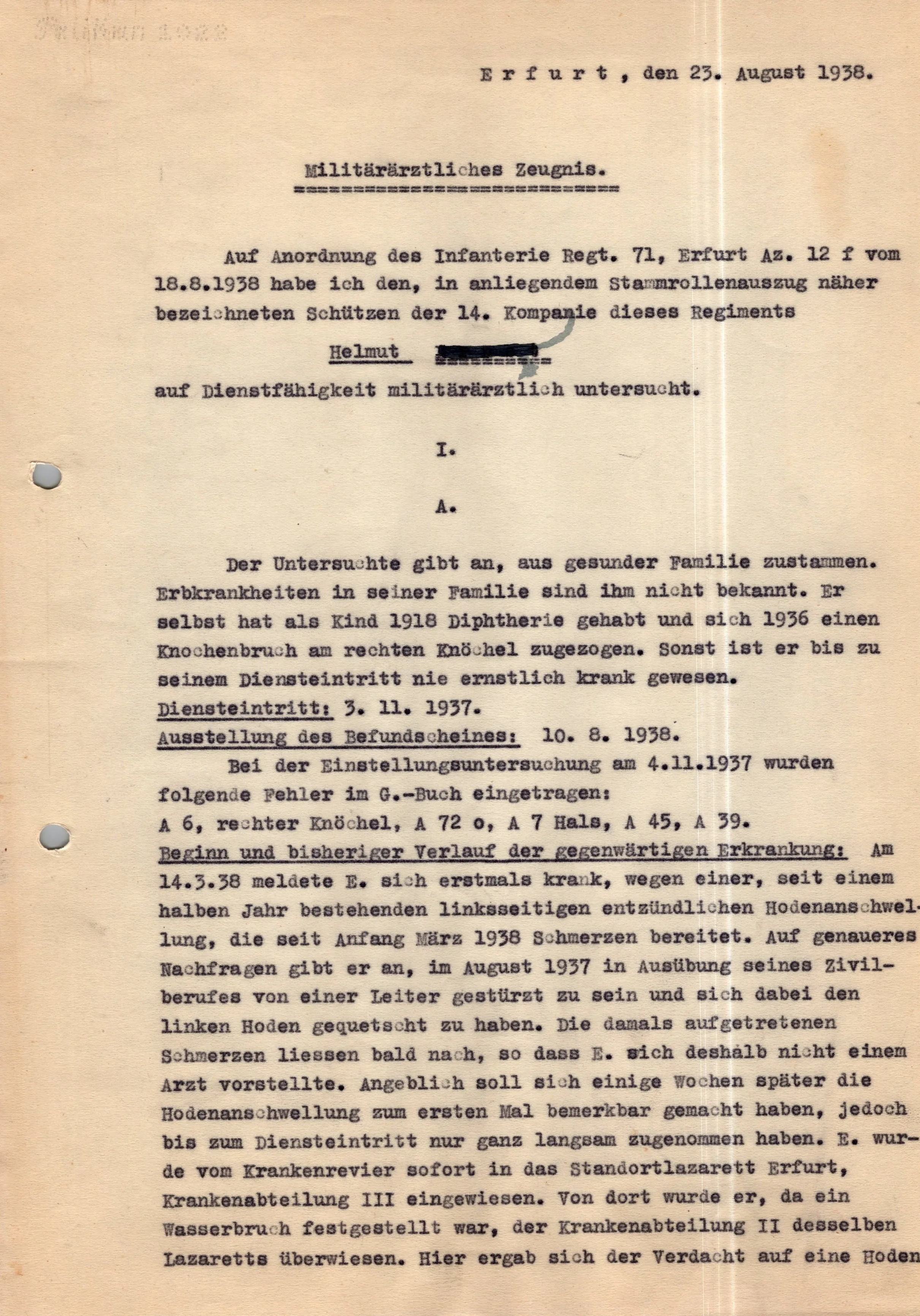 Original German WWII Massive Award & Document Grouping of Sanitäts-Feldwebel Friedrich Hofsommer of Panzerjäger - Abteilung 15