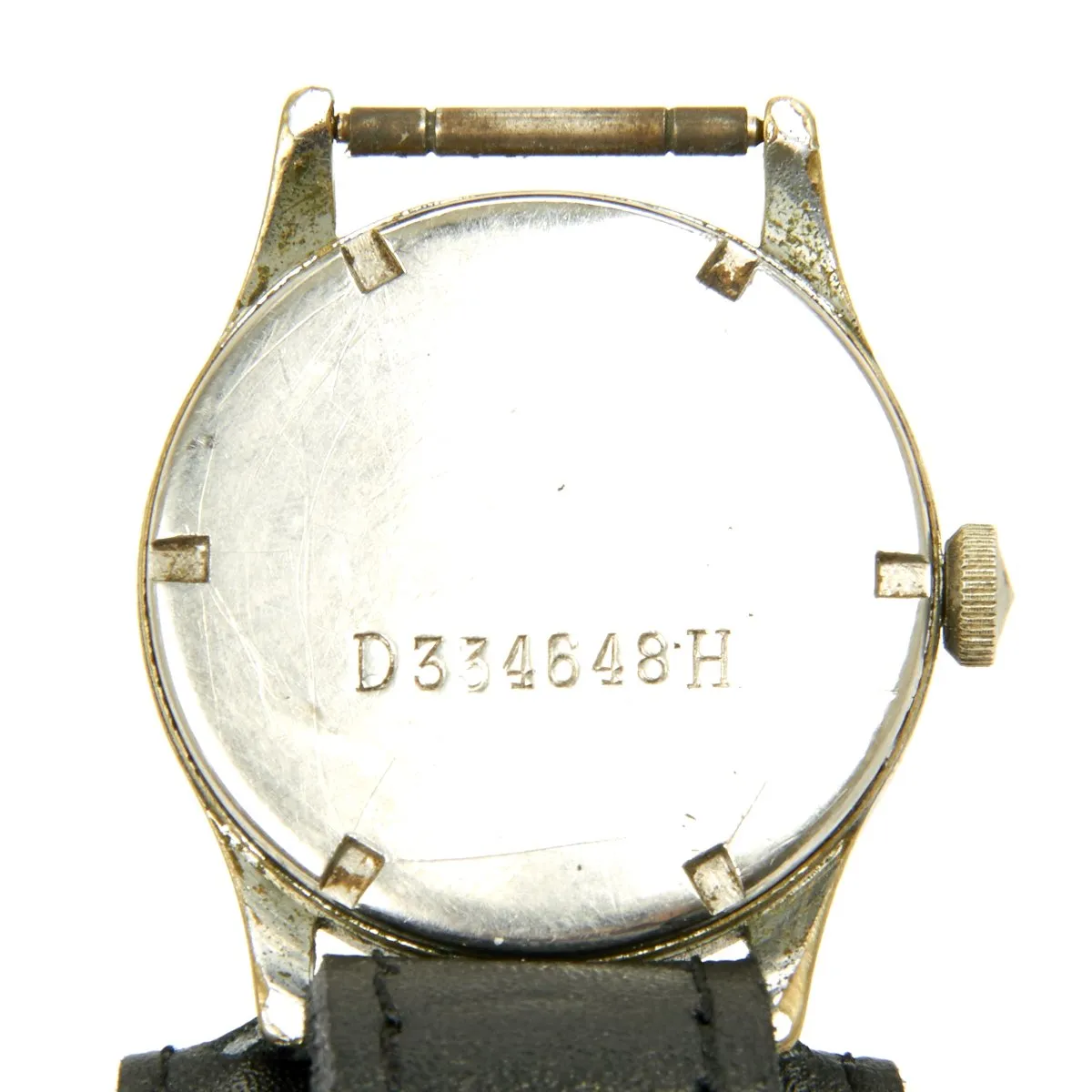 Original German WWII Wehrmacht D-H Wrist Watch by Silvana - Fully Functional