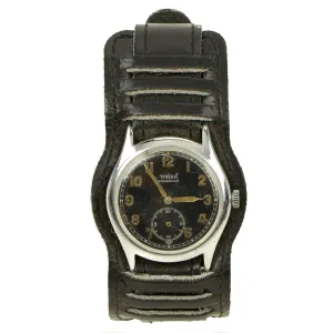 Original German WWII Wehrmacht D-H Wrist Watch by TritonA - Fully Functional