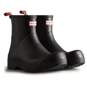 Original Men's Play Short Wellington Boots - Black by Hunter