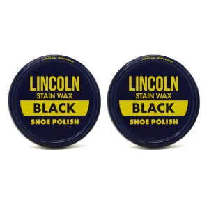 Original Stain Wax Shoe Polish - Black (Pack of 2)