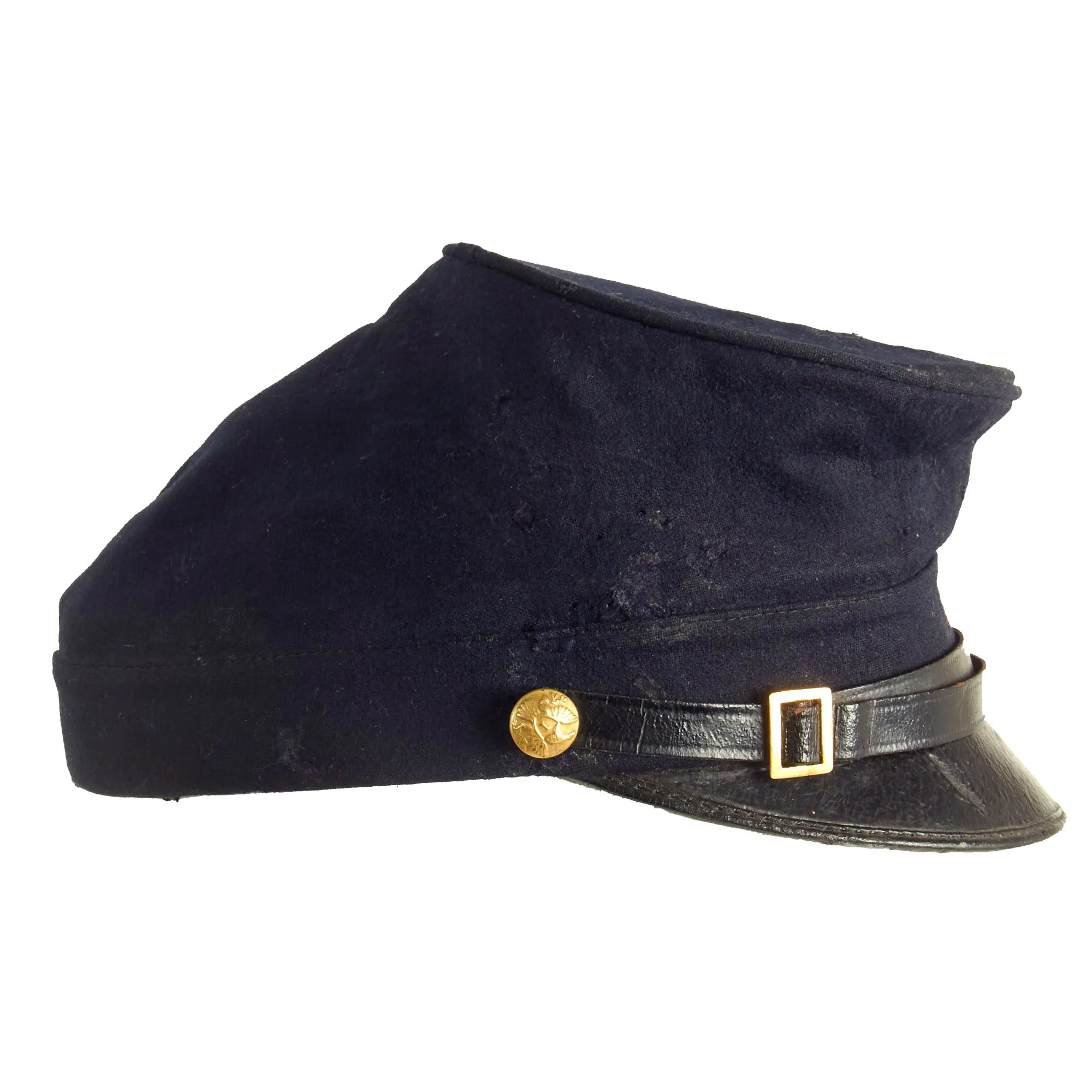 Original U.S. Civil War Union Army McDowell Pattern Private Purchase M1858 Forage Cap Infantry Officer’s Kepi With “I” Shield Buttons