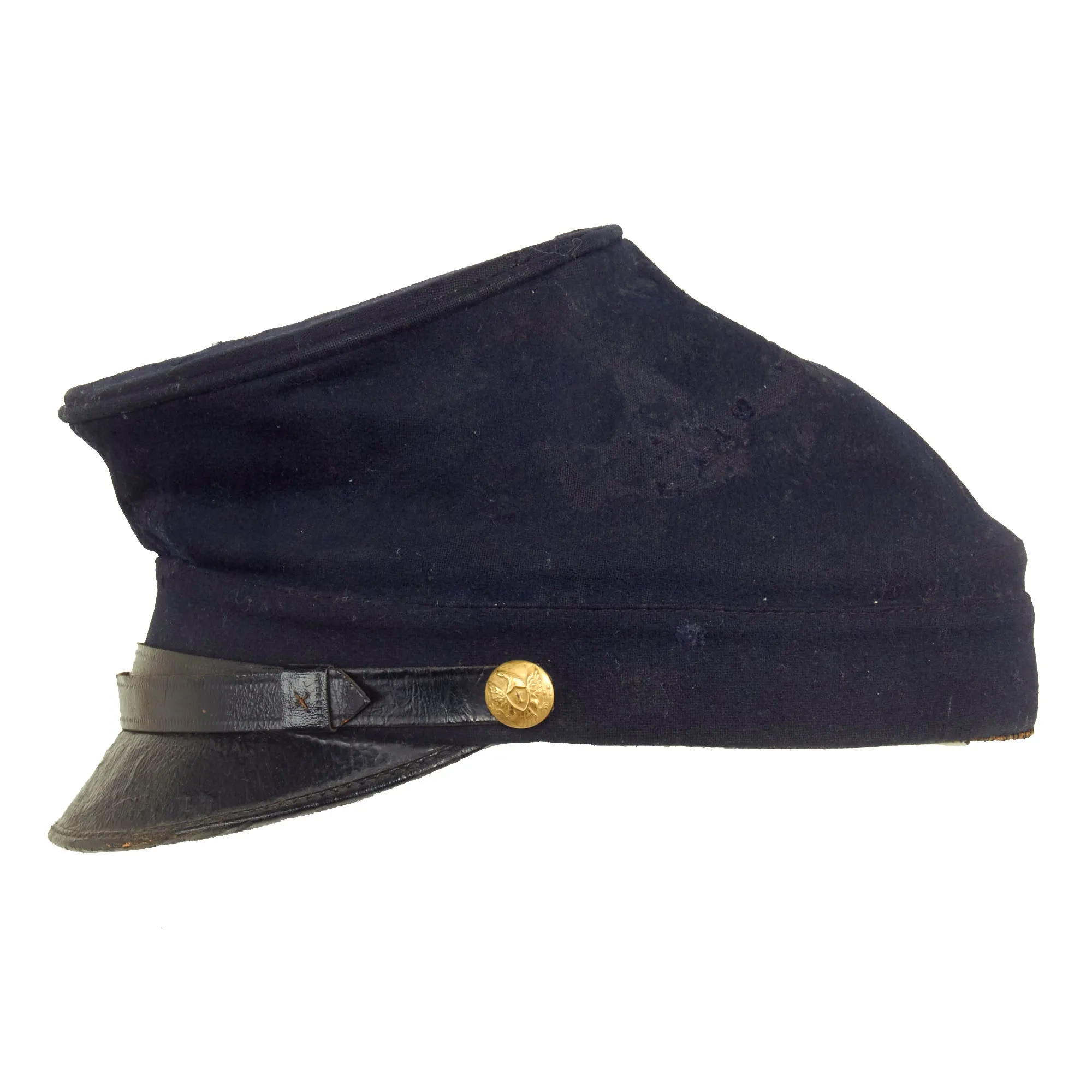 Original U.S. Civil War Union Army McDowell Pattern Private Purchase M1858 Forage Cap Infantry Officer’s Kepi With “I” Shield Buttons