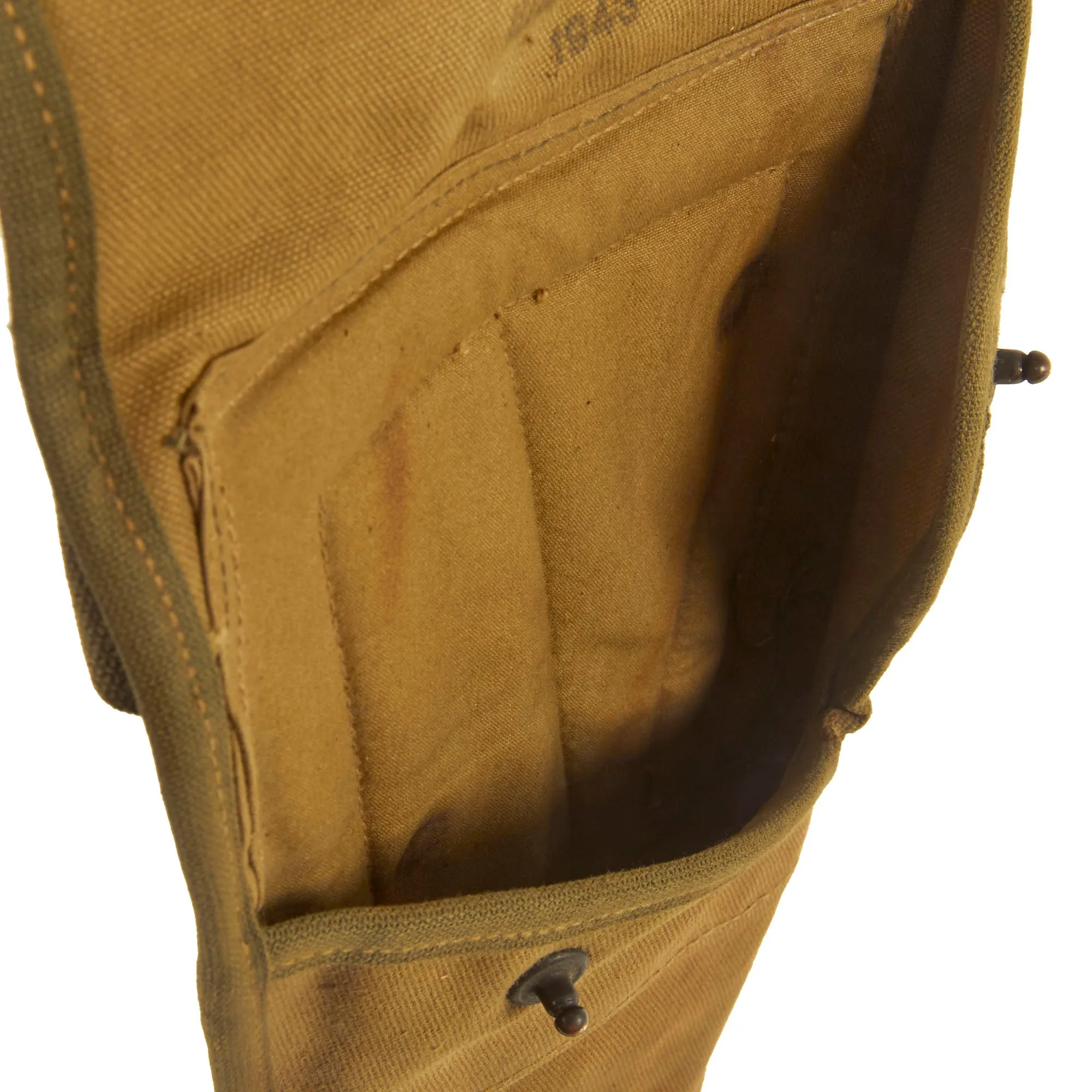 Original U.S. WWII M1A1 Carbine Canvas Paratrooper Jump Case Scabbard by ALLTEX Products Inc. - dated 1943